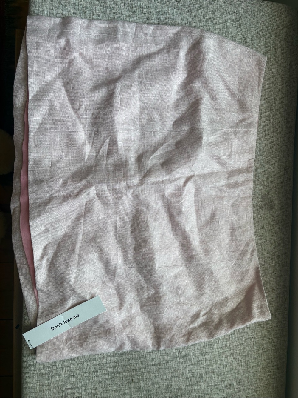 Reformation Avielle Linen two piece cherry blossom Mini Skirt and top set